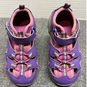 Merrell Hydro Hiker Kids Purple Pink Closed Toe Sandal Water Shoes ML16593 Sz 9M